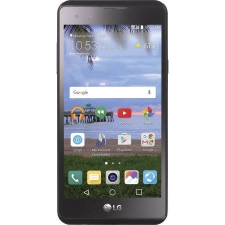 LG SMLGL53BGP5 x Style 4G LTE Prepaid Smartphone - Black - Click Image to Close